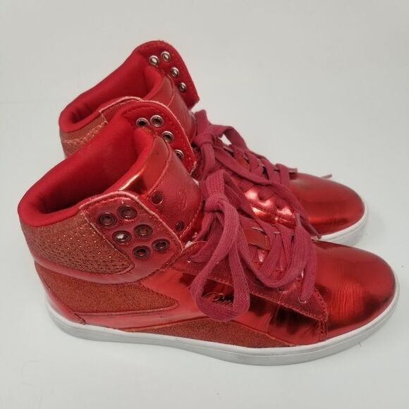 PASTRY BRIGHT RED SNEAKERS. SIZE 7 - Picture 4 of 12